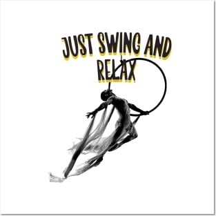 Just swing and relax Posters and Art